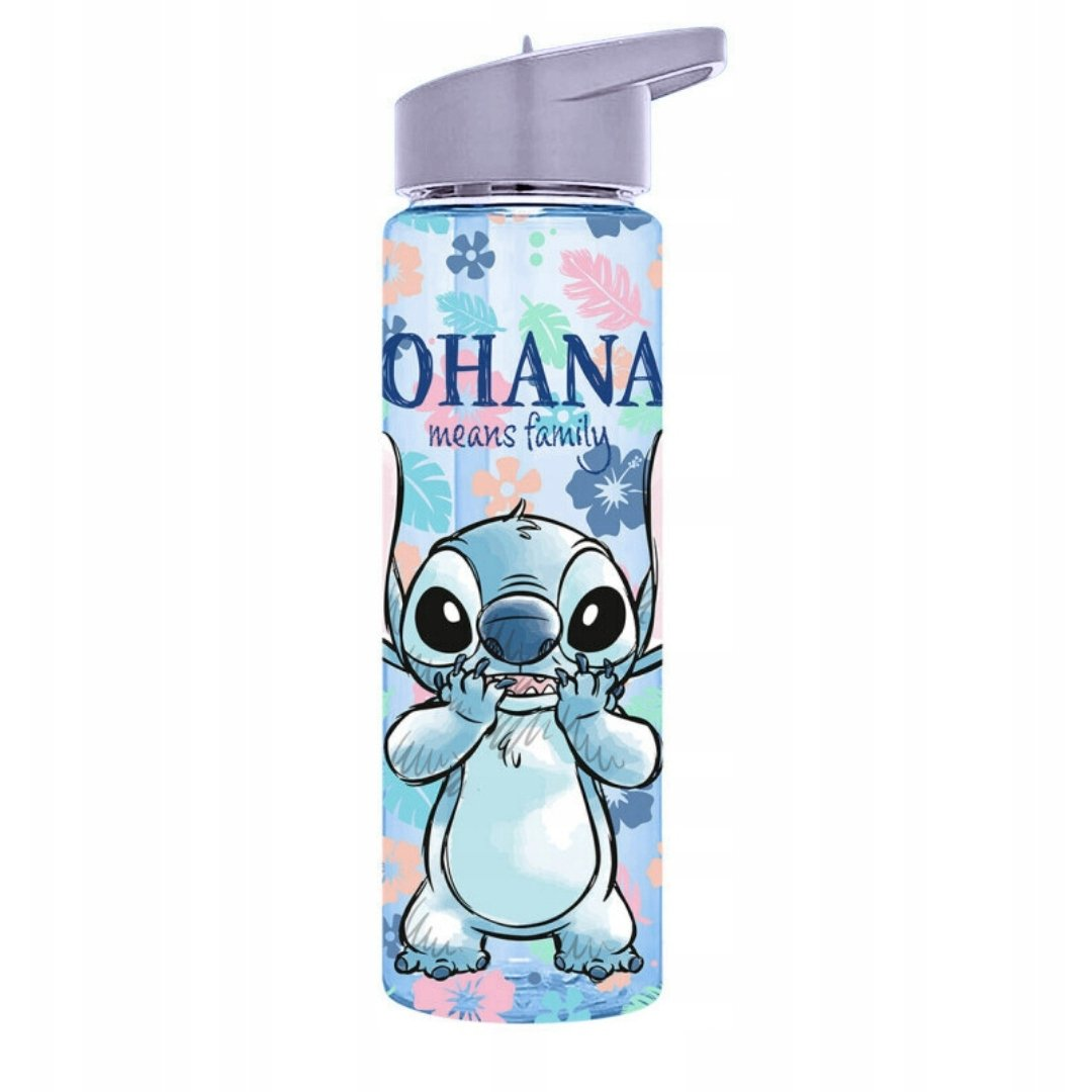 Disney Lilo és Stitch, A csillagkutya Ohana Műanyag Szívószálas Kulacs 600 ml