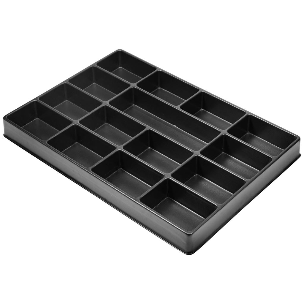 TOOLCRAFT fiókbetét, PS, fekete (TO-7897164) (TO-7897164)