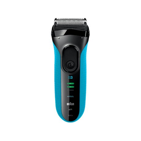 Braun Series 3 ProSkin 3045s Planžetový holiaci strojček Zastrihávač Čierna, Modrá