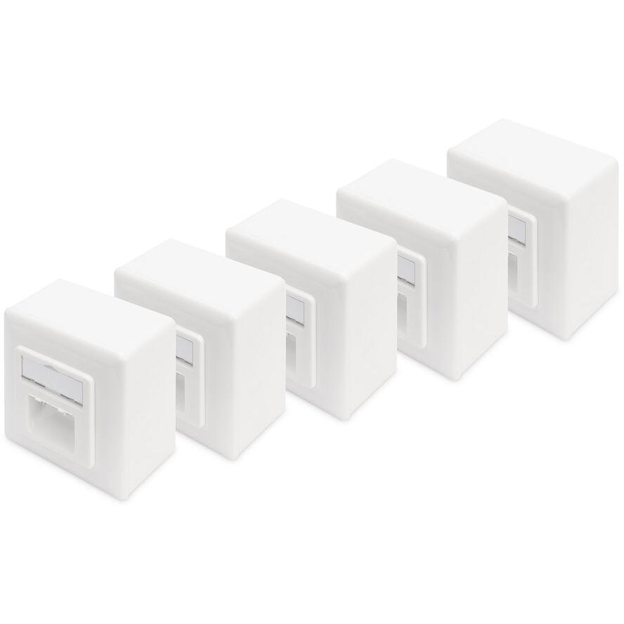 Digitus CAT 6 wall outlet, shielded, 2x RJ45 (DN-9006/B5-N)