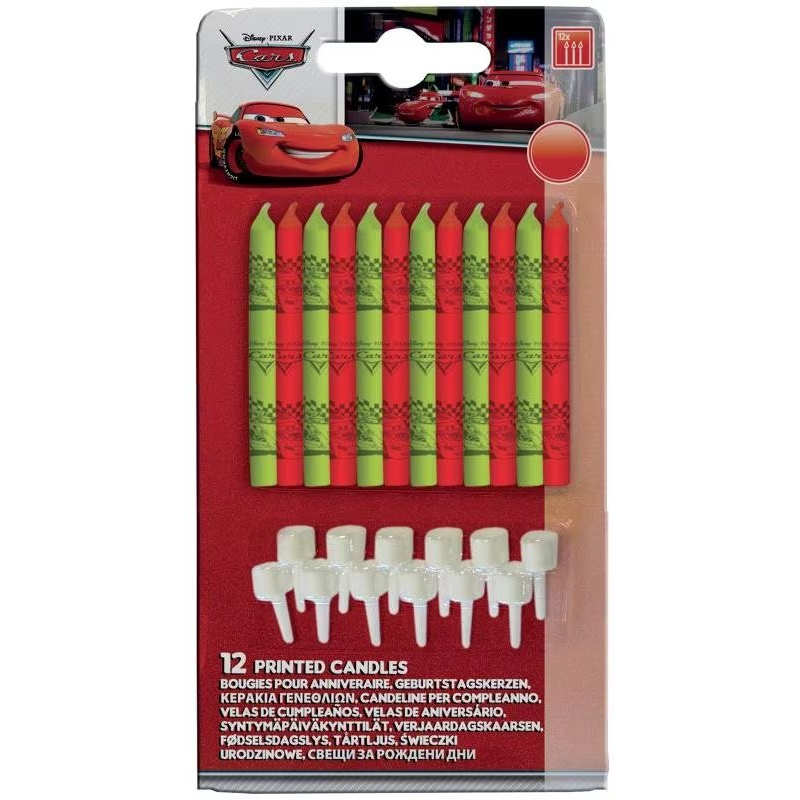 Tortagyertya, Gyertya Szett - 12 db, Disney Verdák Arena Race (5201184815755)