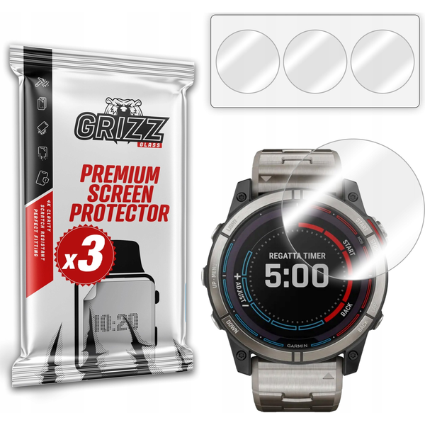 Folia hydrożelowa GrizzGlass Hydrofilm do Garmin quatix 7X 51mm
