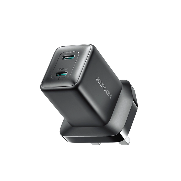 RYCHLÁ NABÍJEČKA 45W 2 x USB-C UK ZÁSUVKA JR-TCG17 JOYROOM