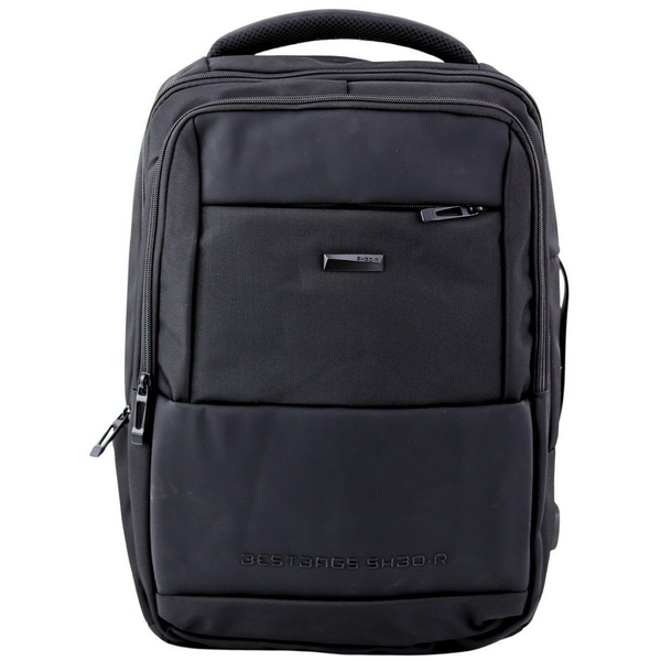 Hátizsák Üzleti USB Öv Melltáska Fekete 26L 45 Cm
