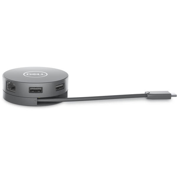 DELL DA305 Ledningsført USB 3.2 Gen 2 (3.1 Gen 2) Type-C Sølv