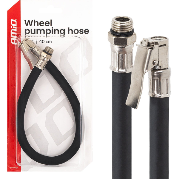 Wężyk do pompowania opon 1/4" amio-04503