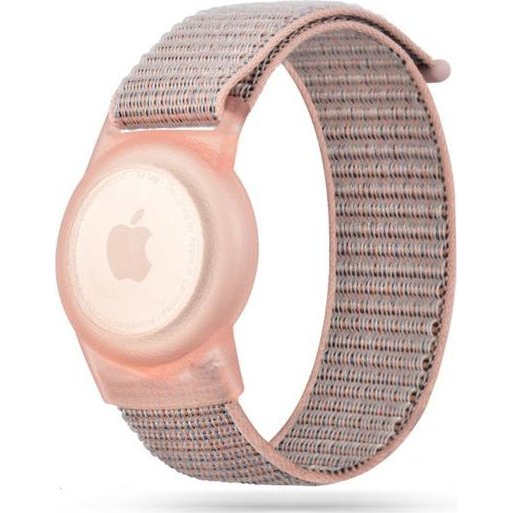 TECH-PROTECT OVITEK IZ NAJLONA ZA APPLE AIRTAG ZA OTROKE ROZA