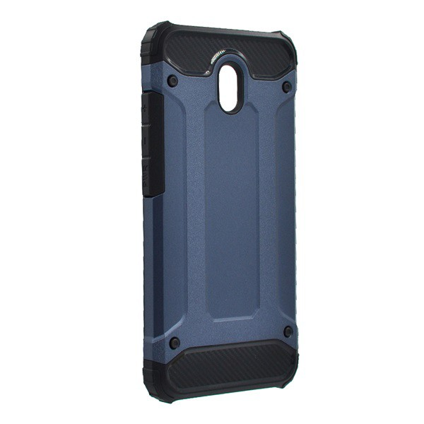 Defender műanyag telefonvédő (közepesen ütésálló, légpárnás sarok, szilikon belső, fémhatás) SÖTÉTKÉK [Xiaomi Redmi 8A] (5996591017778)