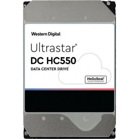 WD Ultrastar DC HC550 16TB 3.5 HDD SAS 512E SE 7200RPM 0F38357/WUH721816AL5204