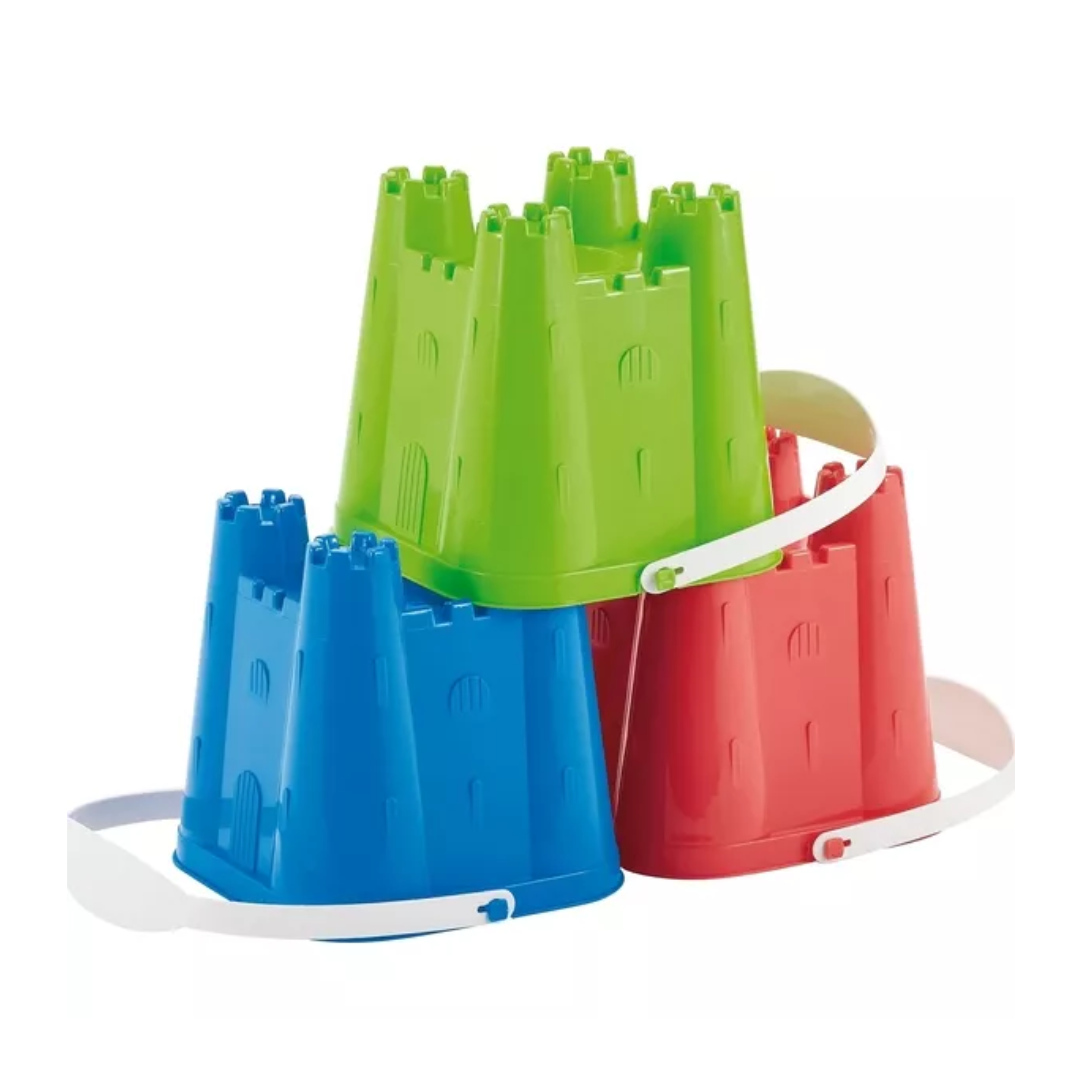 Ecoiffier Bástya formájú vödör - Többféle (7600000610)