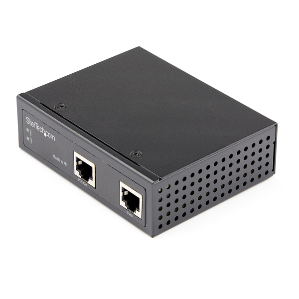 StarTech.com POEINJ30W PoE adapter Hurtigt ethernet, Gigabit Ethernet