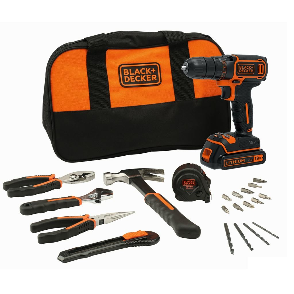 Black & Decker BDCDC18HTSA-QW akkus fúró-csavarozó (BDCDC18HTSA-QW)