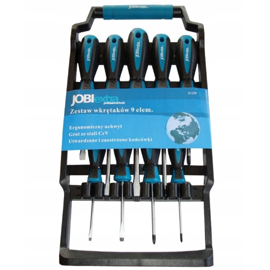 Csavarhúzó készlet 9el jobi X1209 (X1209)