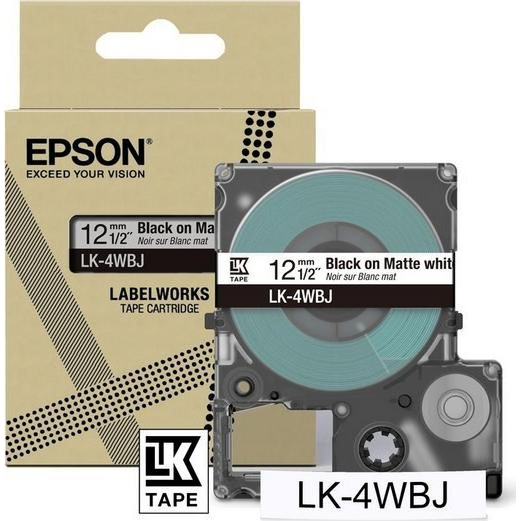 Epson LK-4WBJ Черен, Бяла