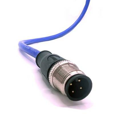 Mueller Electric C4A81M005 Érzékelő-/működtető összekötő M12 Dugó, egyenes 5 m Pólusszám: 4 1 db (C4A81M005)