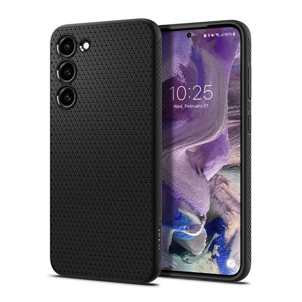 Spigen Liquid Air Samsung Galaxy S23 matt tok fekete (ACS05712) (ACS05712)