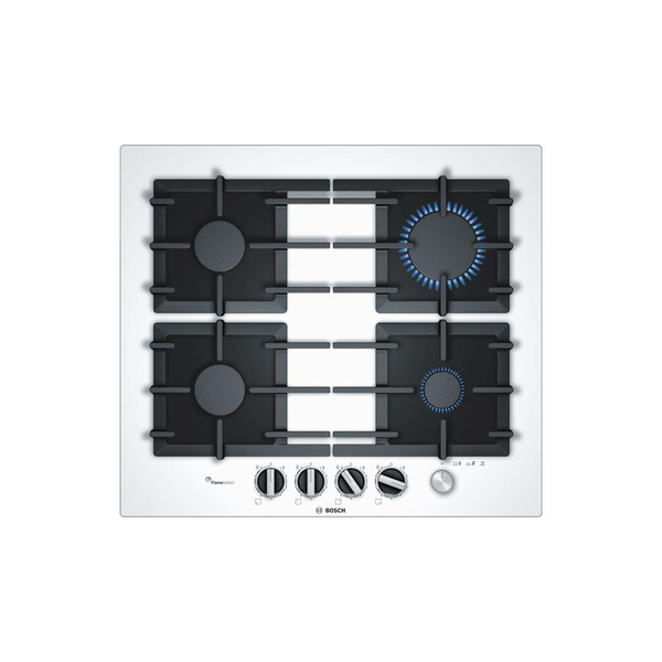 Bosch Serie 6 Gas cooktop PPP6A2M90 4 fields white color Alb Încorporat 60 cm Gaz 4 zonă(e)