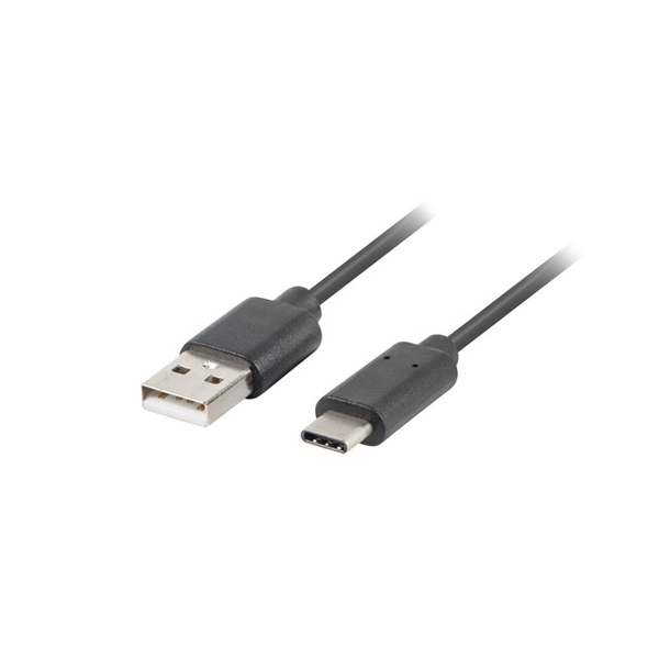 Kabel Lanberg USB - USB typ C 1 m černý
