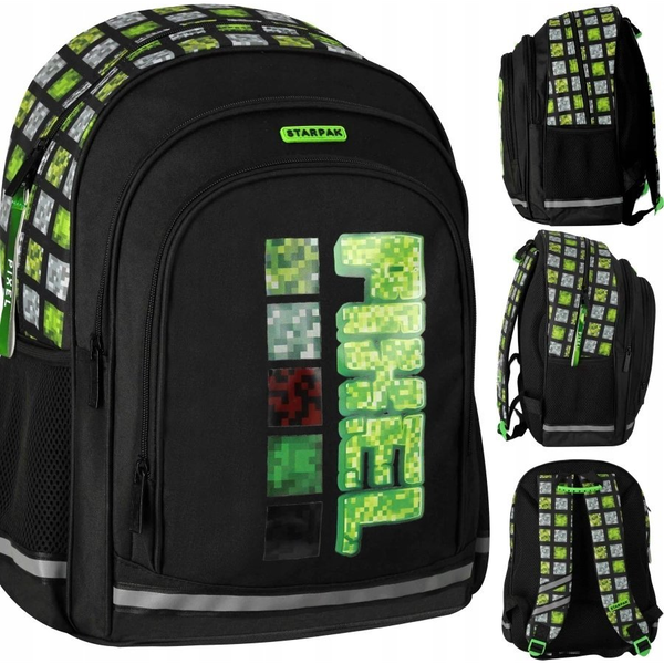 Gamer Ergonomikus Iskolatáska Pixel - Starpak
