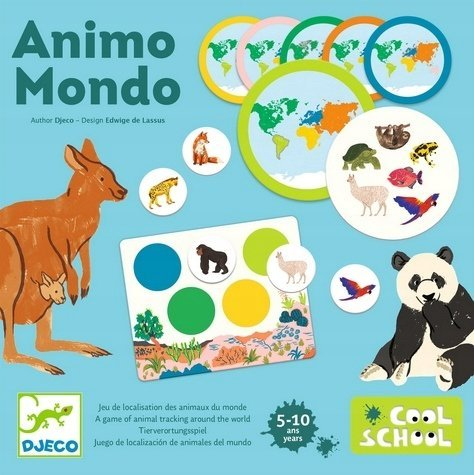 Djeco Animo Mondo Élő-Világ Társasjáték (DJ08198)