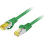 Patchcord Lanberg FTP kat.6A 1.5 m LSZH CU fluke passed zelený