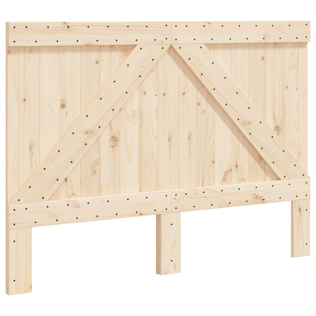 tömör fenyőfa fejtámla 140 x 104 cm (358399)