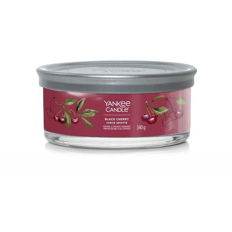 YANKEE CANDLE Signature 5 kanóc Black Cherry 340 g (5038581143163)