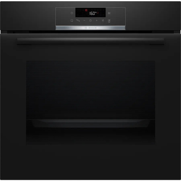 Bosch HQG572EB3 Beépíthető Sütő gőz funkcióval,71 L,Teleszkópos sütősínnel, Pirolitikus