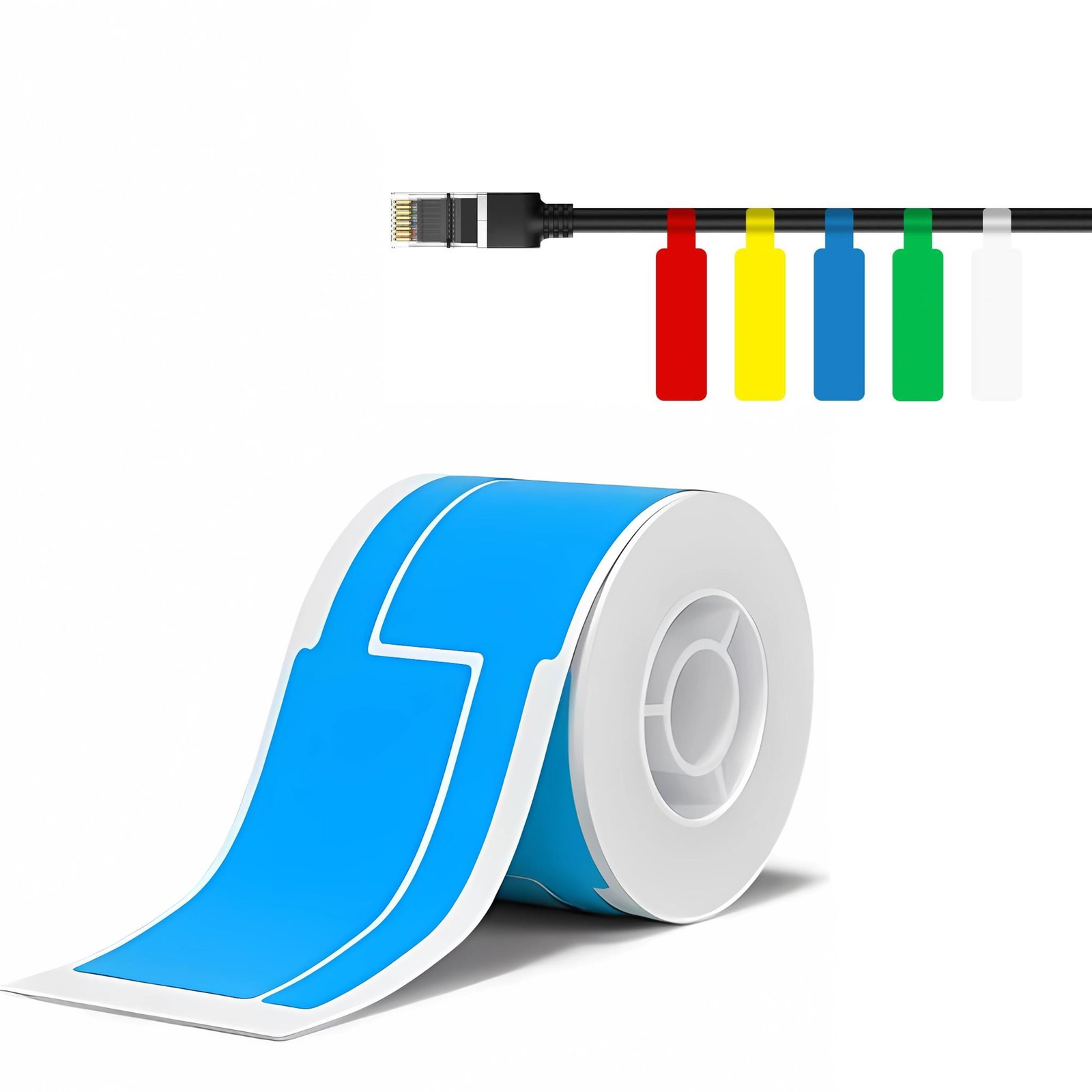 Niimbot T 25x76mm 200 db, kék - B21, B21S, B3, B1S kompatibilis (1EA01174301)