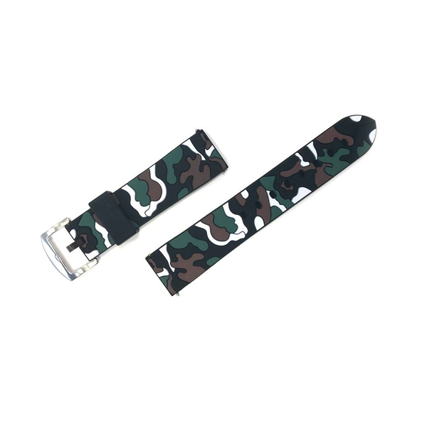 Cellect Samsung Galaxy Watch3 45mm/Watch 46mm szilikon óraszíj terepszínű-fehér (CEL-STRAP-GEARS3-C4)