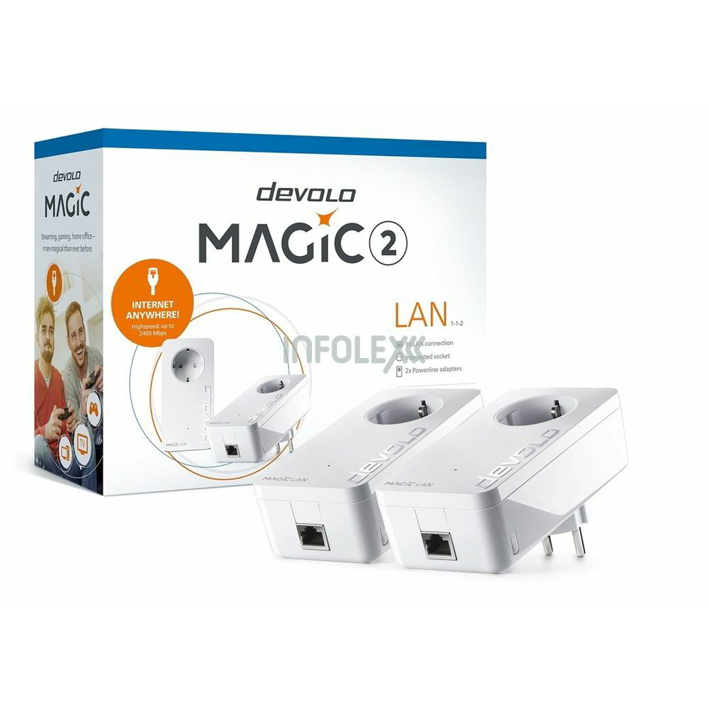 Devolo D 8260 Magic 2 Powerline Adapter Kit (2db/csomag) (8260)