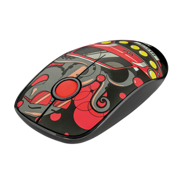 Trust Sketch myš Pro praváky i leváky RF bezdrátový Optický 1600 DPI