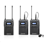Bezdrátový mikrofon Boya uhf -2 tx+1 rx