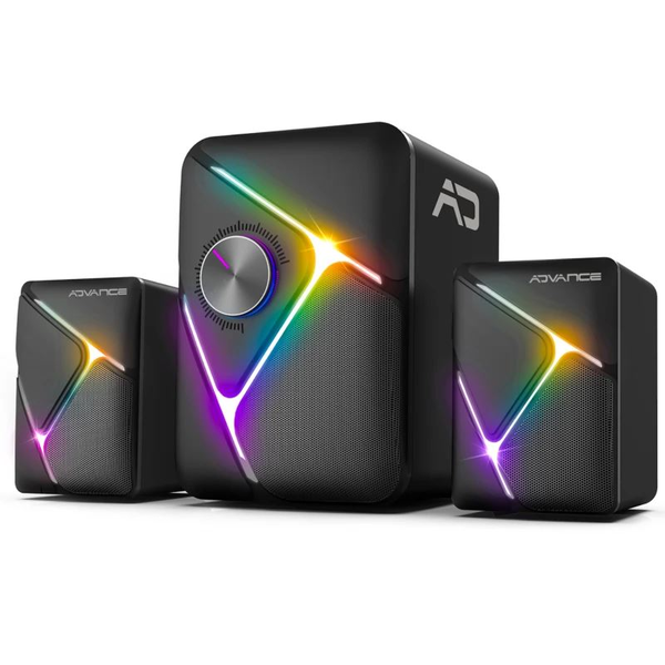 Advance SoundPhonic RGB 2.1 11W RMS Bluetooth hangszóró fekete
