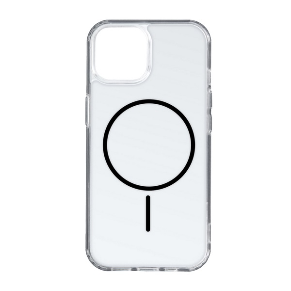 Szilikon telefonvédő (ultravékony, műanyag hátlap, MagSafe, légpárnás sarok) FEKETE Apple iPhone Air "Gigapack csomagolás" (GP-173603)