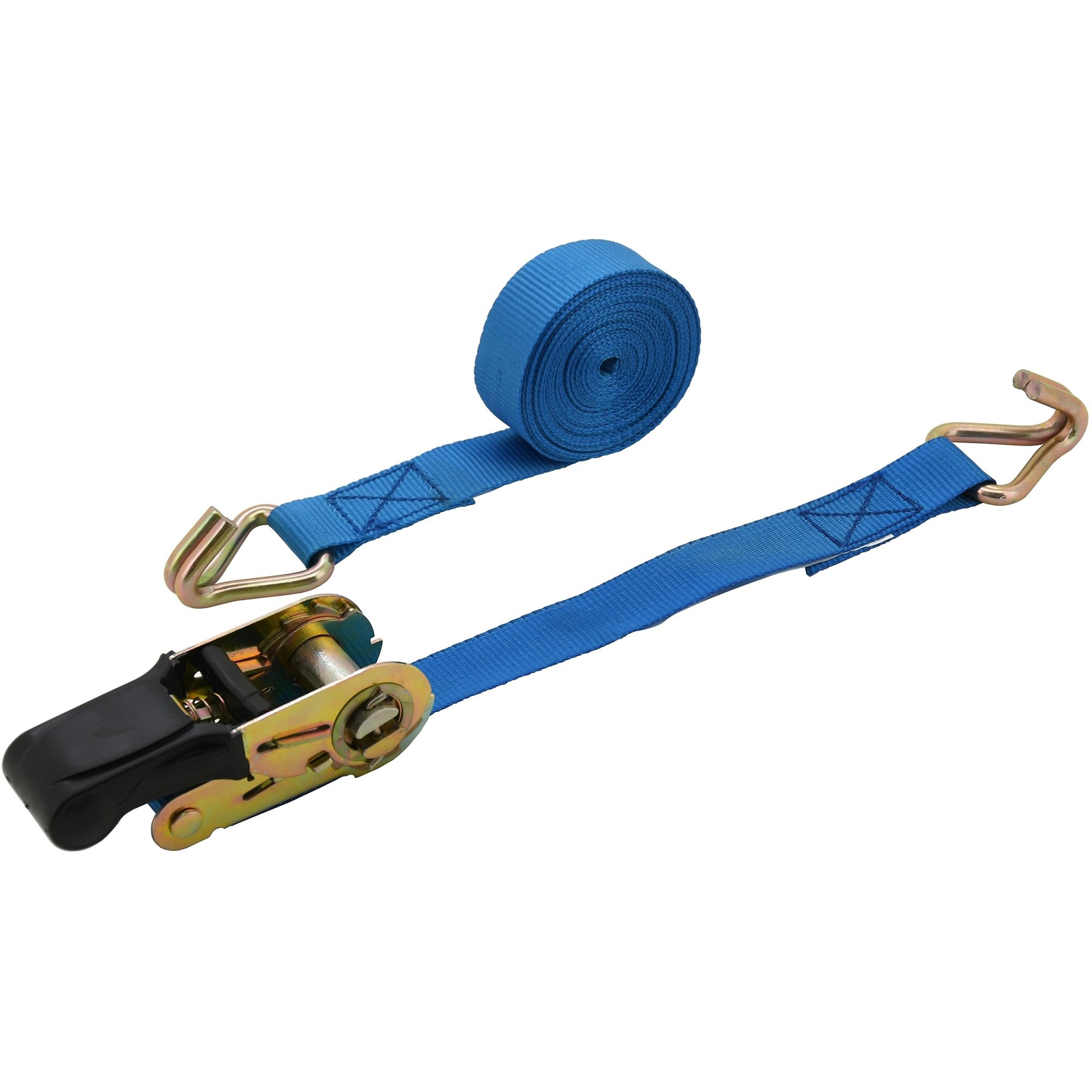 COMPASS racsnis szíj és horgokkal, 1 db, 350daN 25 mm x 5 méter, TÜV (02245)