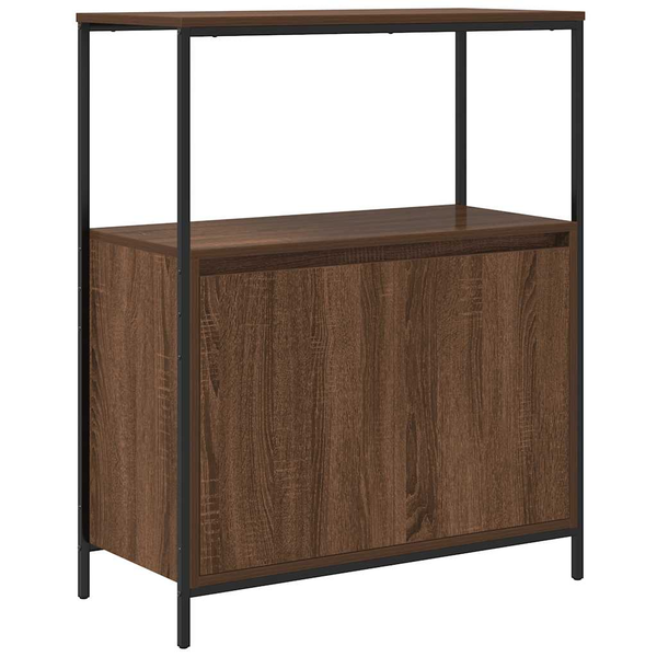 barna tölgy fürdőszobaszekrény polcokkal 76,5x35x95 cm