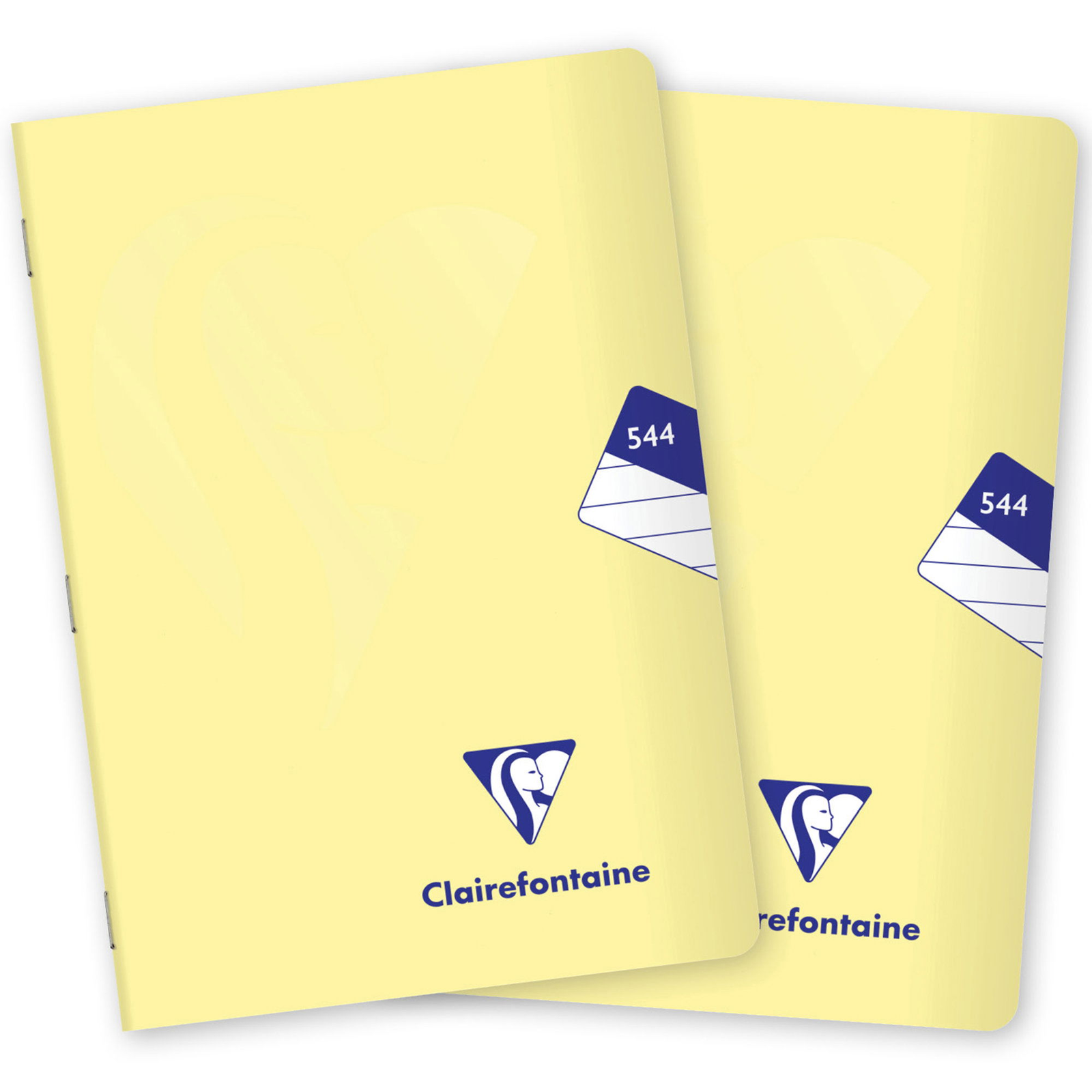 Clairefontaine Mimesys pastel PP, A5 "544" vonalas, 40 lap, citromsárga - 2 db (1544-74-PP-PAS)