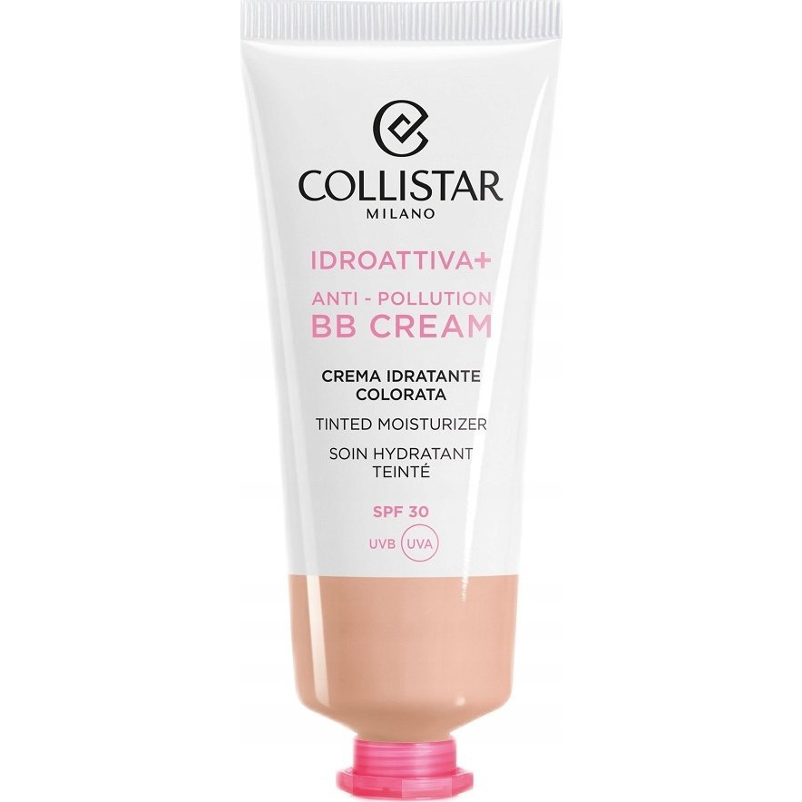 COLLISTAR Idroattiva+ Antipollution Bb Cream Tinted Moisturizer SPF 30, 1 Light, 50 ml (8015150247320)