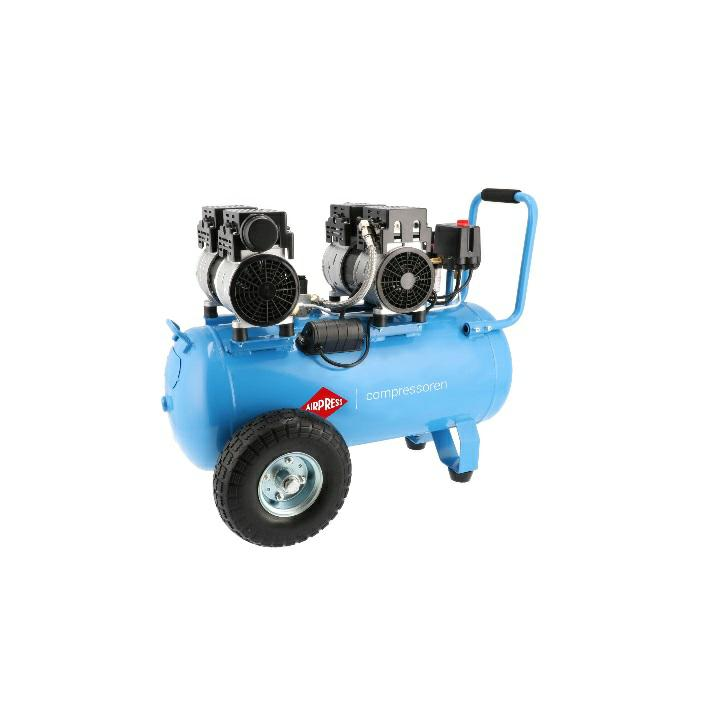 AIRPRESS Csendes olajmentes kompresszor LMO 50-270 8 bar 2 LE 50 l (36504)