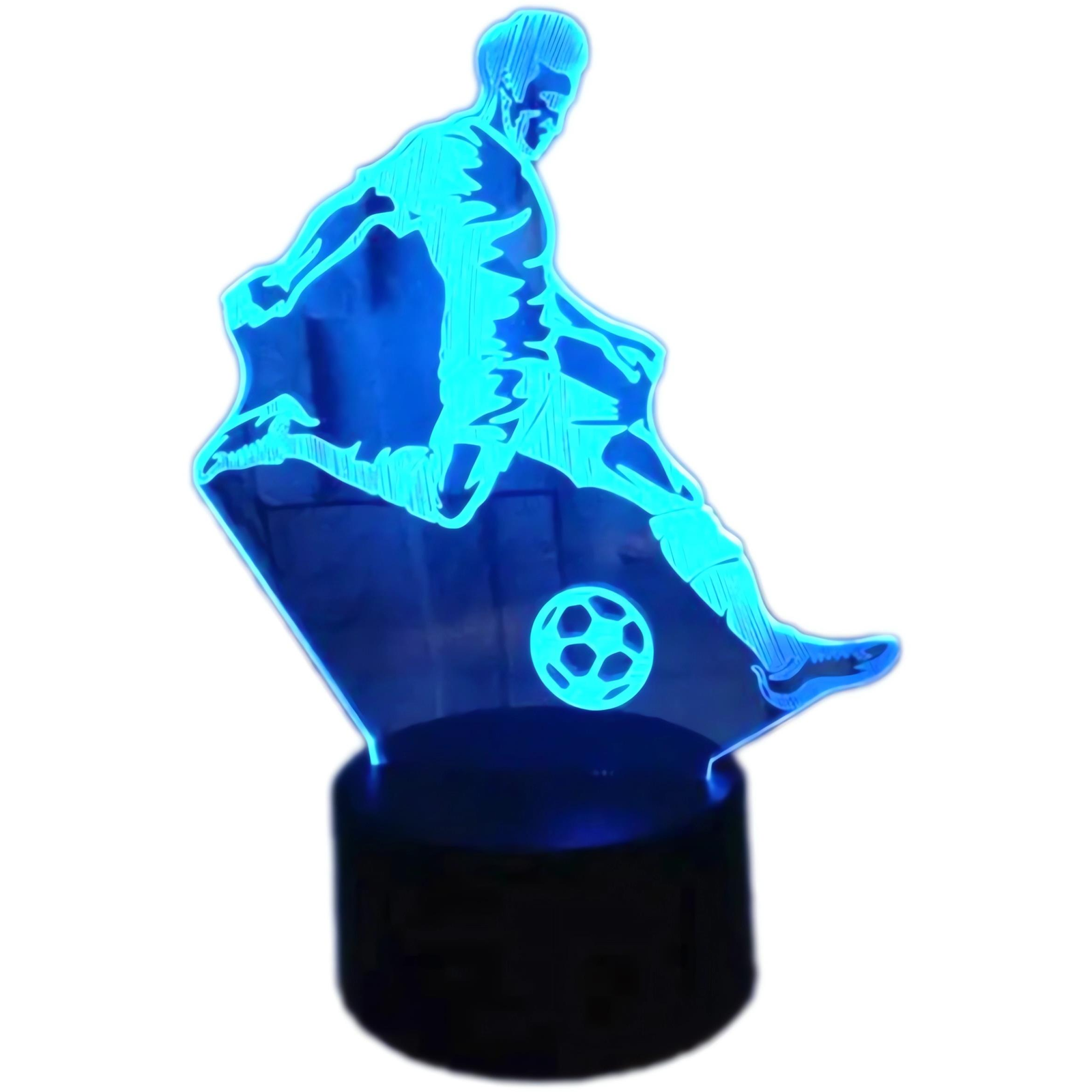 APT ZD98K Night LED RGB lamp 3D football player (ZD98K)