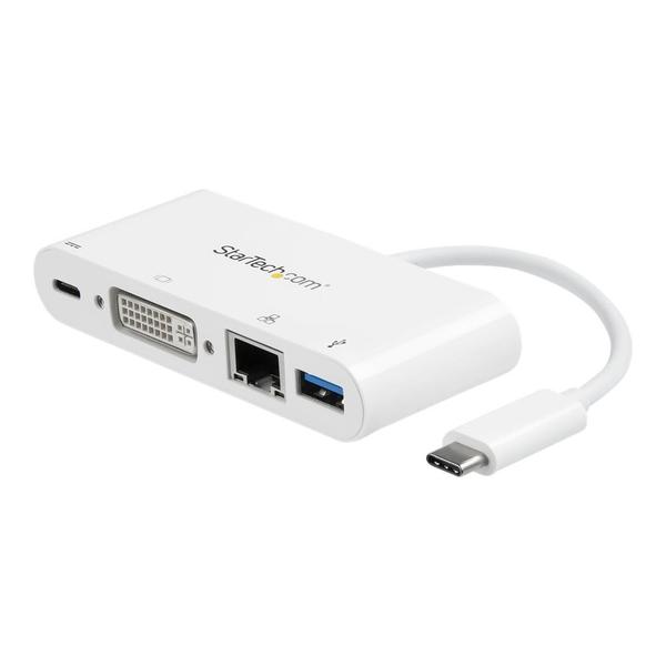 StarTech.com DKT30CDVPD dockingstation Ledningsført USB 3.2 Gen 1 (3.1 Gen 1) Type-C Hvid