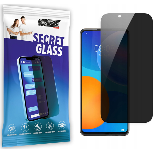  GrizzGlass Szkło prywatyzujące GrizzGlass SecretGlass do Huawei P Smart 2021