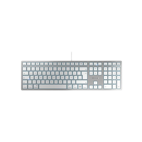 CHERRY KC 6000C FOR MAC πληκτρολόγιο Παγκόσμιος USB QWERTZ Γερμανικός Άργυρος