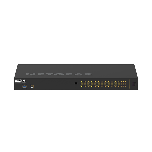 NETGEAR GSM4230UP Administreret L2/L3 Gigabit Ethernet (10/100/1000) Strøm over Ethernet (PoE) 1U Sort