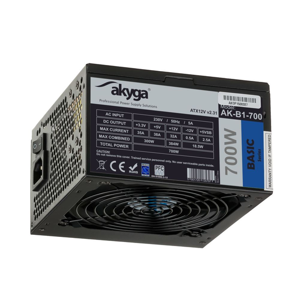 Akyga 700W Basic tápegység (AK-B1-700BE)