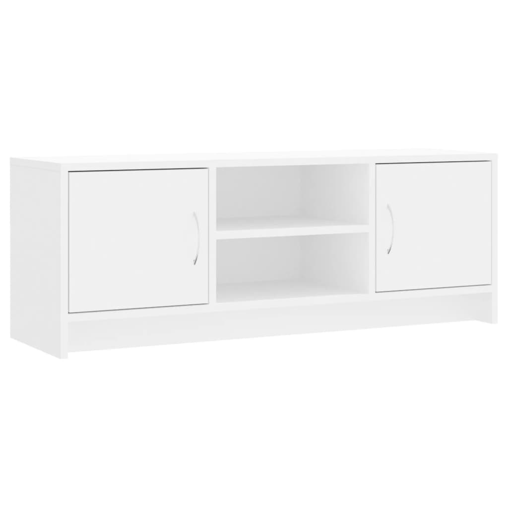 fehér szerelt fa TV-szekrény 102x30x37,5 cm (823253)