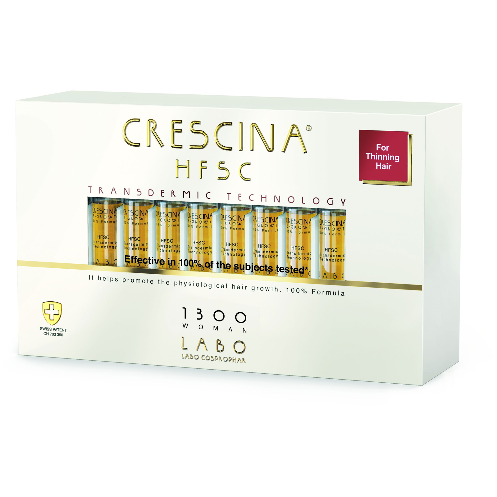 CRESCINA Transdermic hajnövesztő kezelés nőknek (1300) 20× 3,5 ml (8051417815611)