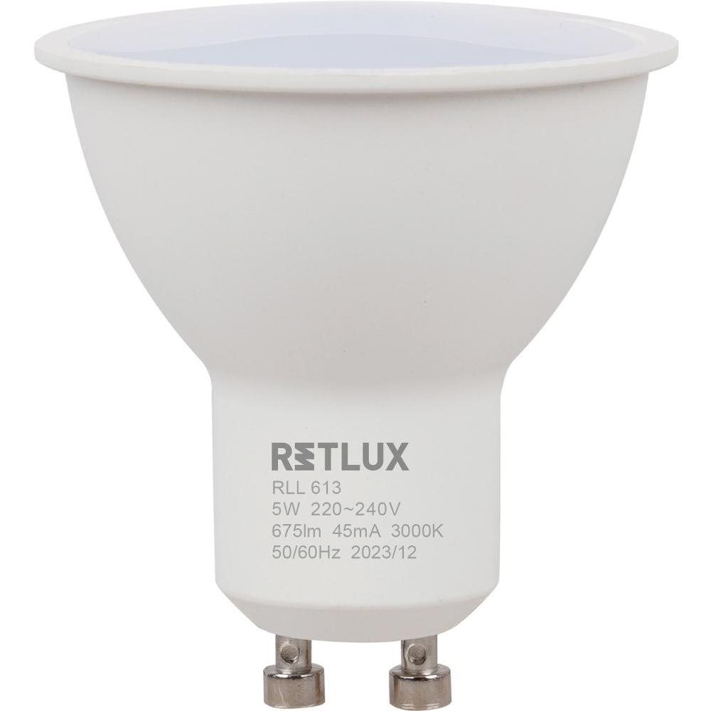 RETFLUX RLL 613 GU10 bulb 5W WW D (RLL 613)