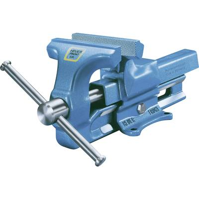 HEUER nagyméretű ipari párhuzam satu 140 mm széles védőpofával (100140)